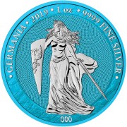 Germania SPACE BLUE series SPACE EDITION 5 Mark 2019 Silver Coin 1 oz